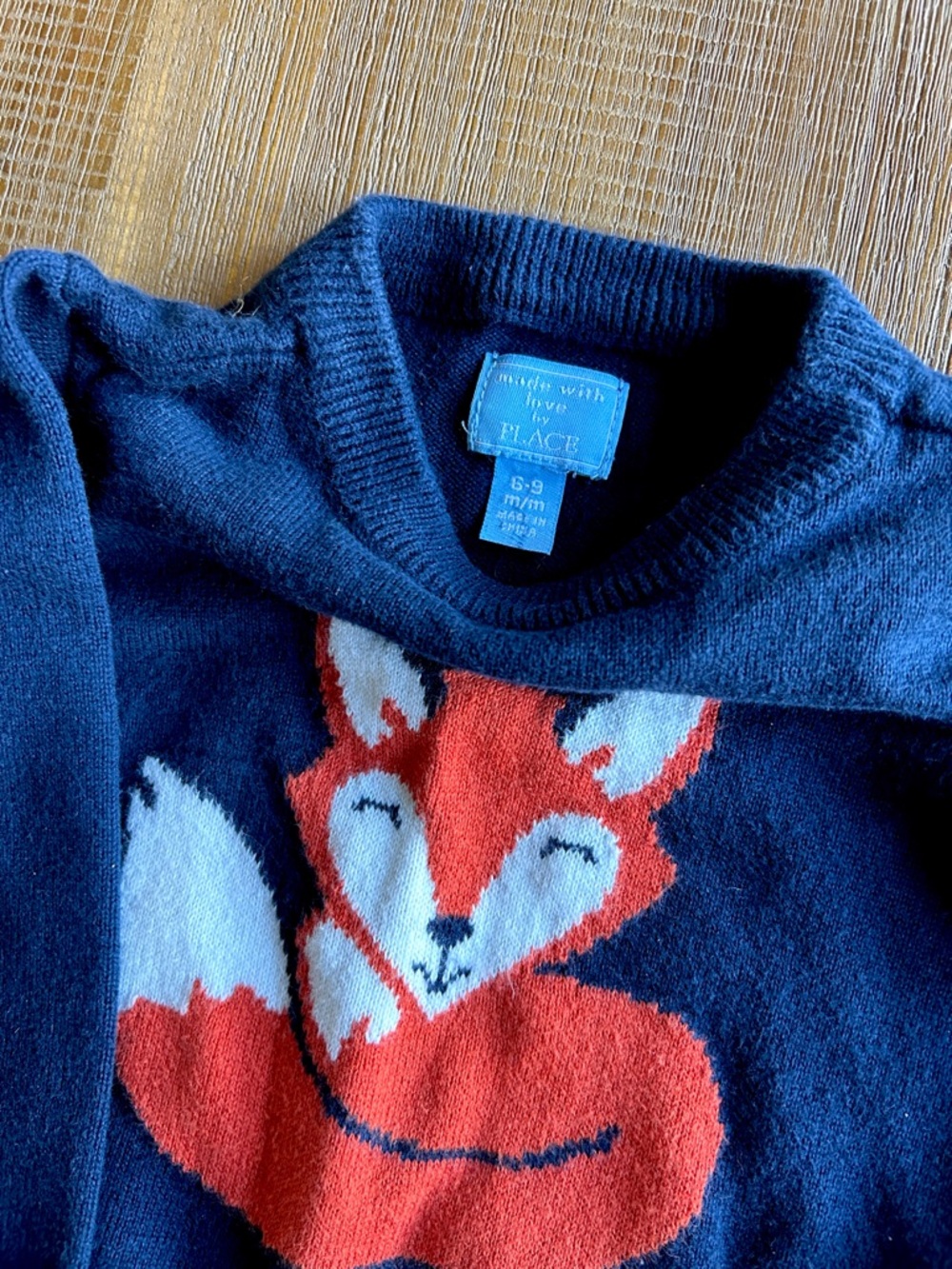 The Children’s Place Fox Sweater, 6-9M
